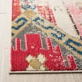 thumbnail image 3 of SAFAVIEH Madison Christabella Abstract Runner Rug, Grey/Orange, 2'2" x 18', 3 of 6