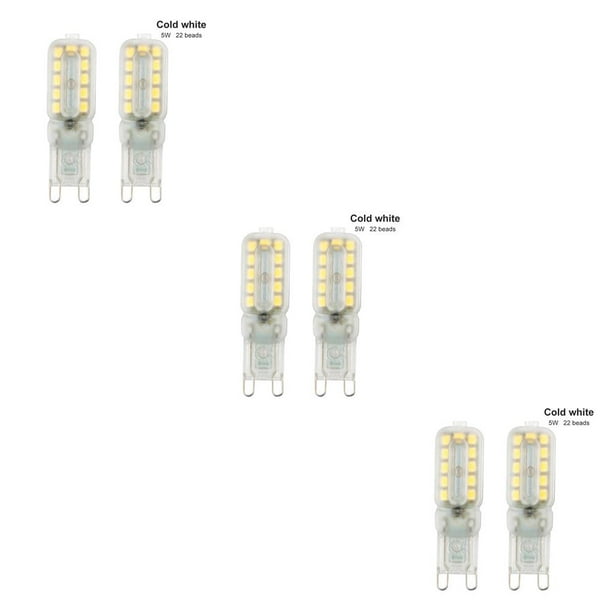 Cateissary 2 piezas Mini LED maíz ángulo de haz de luz lámpara regulable ahorro de energía cálido blanco frío bombillas de noche hogar sala de estar Type1 NO1 Cateissary CBP027559