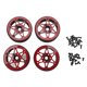 thumbnail image 1 of 4Pcs RC Car Wheel Rim 1.9 Inch High Strength Perfect Performance RC Car Wheel Hub for 1/10 RC Car Red, 1 of 1