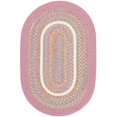 thumbnail image 1 of Rhody Rug KI08R024X072 2 x 6 in. Kids Isle Pink Banded Oval Rug, 1 of 1