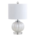 thumbnail image 4 of JONATHAN Y Pearl 17.5" Glass/Crystal LED Table Lamp, White/Chrome, JYL2076A, 4 of 8