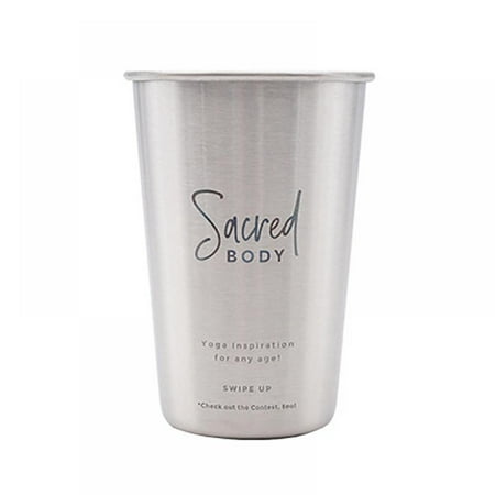 

Stainless Steel Cups Brushed Tumblers Reusable Safe Stackable Easy To Clean Dishwasher Safe Safe For Kids 17oz Cups