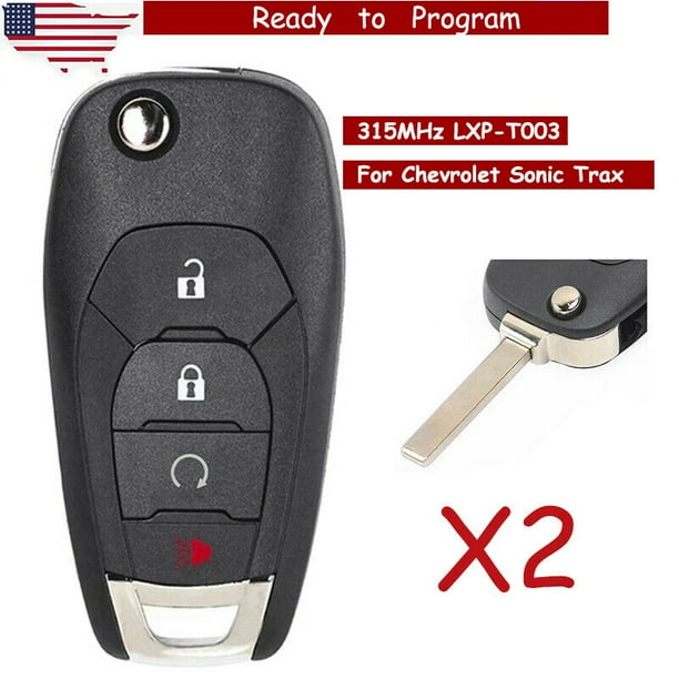 2 FOR CHEVROLET 20192021 SONIC TRAX SPARK FLIP KEY REMOTE TRANSMITTER