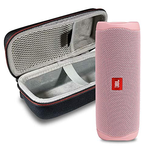 JBL FLIP 5 Portable Speaker IPX7 Waterproof On-The-Go Bundle with Hard  Shell Case (Pink)