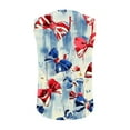 thumbnail image 6 of USA Flag Graphic Tank for Women 4th of July Sleeveless Casual Independence Day Tanks Tops Vintage American Flag Crewneck Tunic Camis Shirts Curved Hem Loose Fit Patriotic T-Shirts Independence Day, 6 of 6