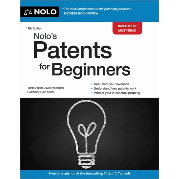 Nolo's Patents for Beginners, (Paperback)