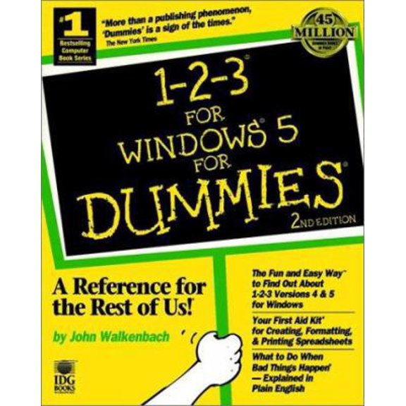 Pre-Owned 1-2-3? for Windows? 5 for Dummies? (Paperback) by John Walkenbach, Richard Reily