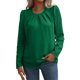 thumbnail image 2 of ICHUANYI Liquidación Mujer Impreso Casual Suelto Cuello Redondo Manga Larga Camiseta Tops Blusa ICHUANYI WER202308173506, 2 of 4