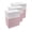 Pink, variant on Clean Cubes 13-Gallon Pop-Up Trash Bins, 3-Pack, White – Disposable, Collapsible, with Fitted Trash Bags