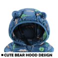 thumbnail image 5 of BULLPIANO Toddler Baby Boys Girls Winter Padded Jacket Warm Coats Kids Snowsuit 2-7 Years, 5 of 8