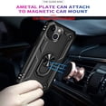 thumbnail image 5 of iPhone 13 Case,  With [Tempered Glass Screen Protector], STARSHOP Drop Protection Ring Kickstand Cover- Black, 5 of 7