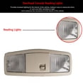 thumbnail image 3 of Automotive Overhead Console Reading for Mitsubishi V5V6A5DX3, Map Dome Light Replacement-Beige without sunroof switch, 3 of 5