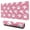 Pink Halloween Ghosts, variant on Long Mouse Pads for Desk,Patchwork Halloween Pattern Desk Mats on Top Of Desks, Desk Mouse Pad Extra Large with 3mm Non-Slip Base and Stitched Edge for Gaming,Office,Work,Home 31.5x11.8in