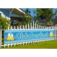 thumbnail image 2 of Oktoberfest Fence Banner for German October Fest Themed Party Decoration Blue Bavarian Flag Hanging Banner for Beer Party Supply, 2 of 4