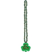 Saint Patrick's Day St Pats Braided Beaded Party Necklace Costume Accessory