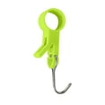 thumbnail image 2 of 4Pcs Portable Rotating Laundry Hook Pins for Bathroom Pipe and Kitchen Storage, Durable Metal Clothespins for Closet and Outdoor Use, Green Size S, 2 of 5