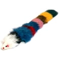 thumbnail image 5 of Iconic Pet Set of 2 Fur Weasel Toy(One Brown/White, One Multicolored) with Squeaker for Pets, Best Pet Play Toy for Dogs and Cats, Fun Cat Toys, Dog Toys to Beat Boredom and Satisfy Hunting Instincts, 5 of 9