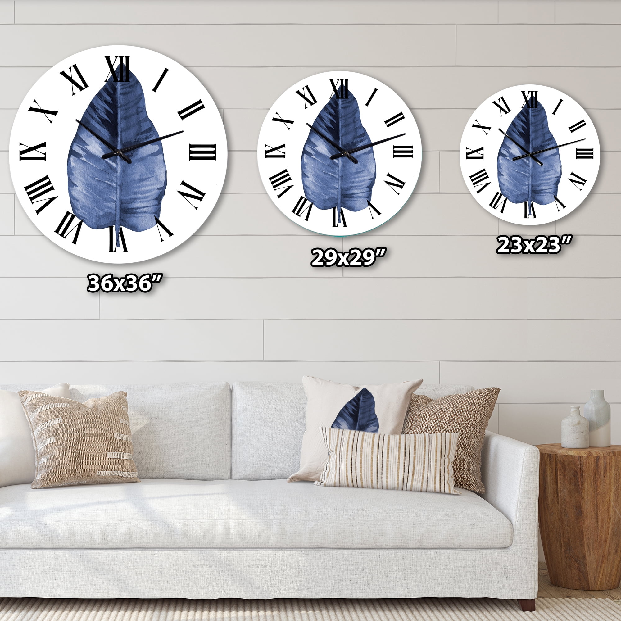 Designart 1 in Quartz Traditional Wall Clock