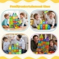 thumbnail image 5 of TEAMD 125PCS Magnetic Tiles, Toddler STEM Toys, Magnetic 3D Building Blocks Set Educational Toys for 3+ Year Old Kids Montessori Toys - Multicolor, 5 of 8