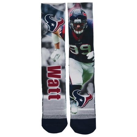 - Houston Texans 2018 Player Montage JJ Watt Socks, Large