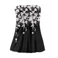 thumbnail image 4 of Women's Summer Tube Tops Casual Strapless Tops Loose Sleeveless Going Out Bandeau Tank Shirts, 4 of 5