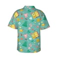 thumbnail image 3 of Daiia Happy Summer Hawaiian Shirt for Men Gentle Cotton Regular Short Sleeve Casual-3X-Large, 3 of 9