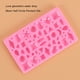 thumbnail image 4 of Wosthever Colgante de resina epoxi de silicona de autoensamblaje, molde antiadherente, herramientas de mano para hornear, joyería, accesorios para hacer Cocina y Comedor Rosa Wosthever HA078775-01, 4 of 6