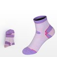 thumbnail image 4 of Yuarrent Calcetines al aire libre Mujeres Hombres Elástico Camping Senderismo Pesca Calcetines que absorben la humedad, rojo y morado claro y M Type3 NO3, 4 of 6