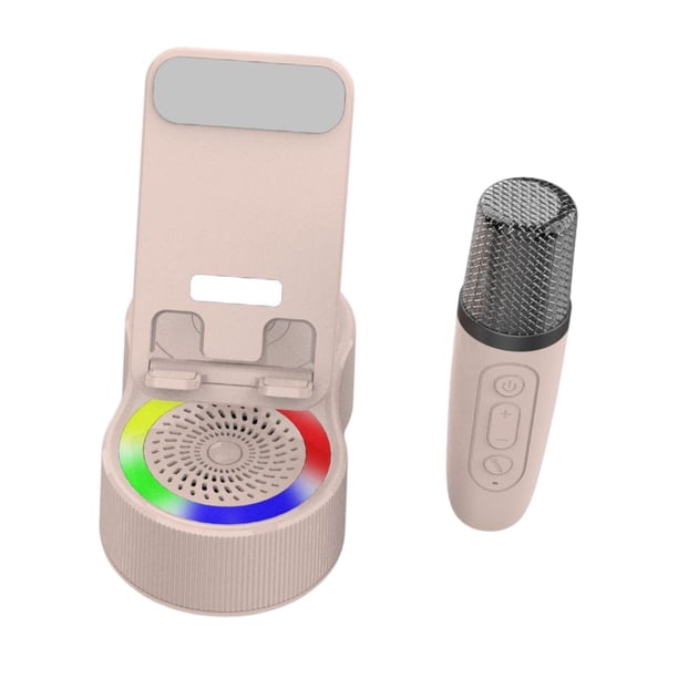 Sonicdrop Dock Holder 5 en 1 caída para reproducir soporte de teléfono multifuncional de sonido Rosa