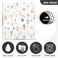 thumbnail image 5 of Yayeee Magnetic Dishwasher Cover for The Front Decoration Home Kitchen Machine Sticker Protector, Green Garden Pattern, 5 of 6