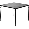 thumbnail image 2 of XL Series Foldable 5 Pieces Vinyl Living Room Table Set, Black, 2 of 3