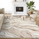 thumbnail image 1 of Alfombra Abani Regal beige y marrón 155 x 231 cm abstracta, 1 of 9