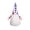 White, variant on Usbinx Life Patriotic Lighted Gnome Decoration Independence Day Faceless Dwarf Doll with LED Battery Slot for Tiered Tray Table Shelf and Holiday Home Decor 1 Piece