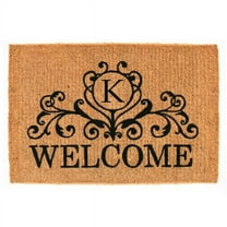 Calloway Mills Kingston Welcome Outdoor Doormat 3' x 6' x 1.5" (Letter K)