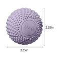 thumbnail image 3 of Massage Magnetic Fascia Ball - Portable Trigger Point Massage Ball with Built-In Magnet for Deep Tissue Myofascial Release and Muscle Tension Relief for Feet, Calves, Thighs, Back & Shoulders, 3 of 9