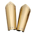 thumbnail image 1 of Protectores de brazo de piel sintética para hombres y mujeres, protectores de brazo resistentes, Oro, 1 of 8