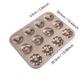 thumbnail image 3 of Creatine Even Cup Cupcake Baking Home Baking Tray Oven Easy Demoulding., 3 of 9