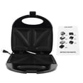 thumbnail image 2 of Electric  Maker, Easy Cut Edges Grilled Cheese Maker  for Kitchen, 2 of 8