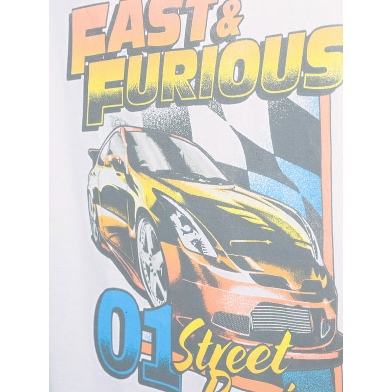 Fast and Furious Street Racing & Letty Men's and Big Men's Graphic T-Shirt,  2-Pack