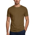 thumbnail image 2 of Mens Short Sleeve Shirts Summer Solid Fashion V Neck T Shirts for Men Casual Tops, 2 of 5
