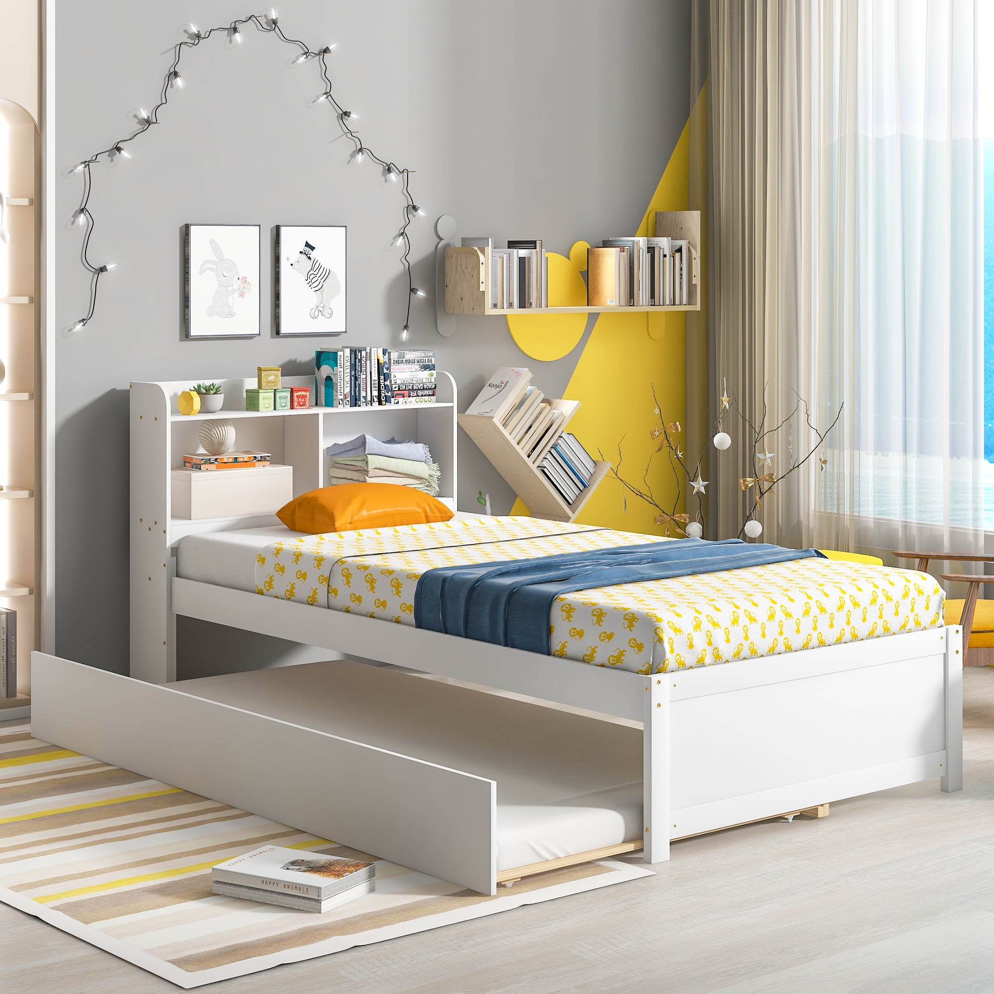 Modern twin bed frame discount