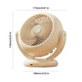 thumbnail image 2 of XGFHYJEH Desk Fan, Box Fan, Small Fan, Box Fans for Home, Desk Fans under $15.00, Small Box Fan, Portable Personal Quiet Electric Fan for Home, Plastic, 2 of 7
