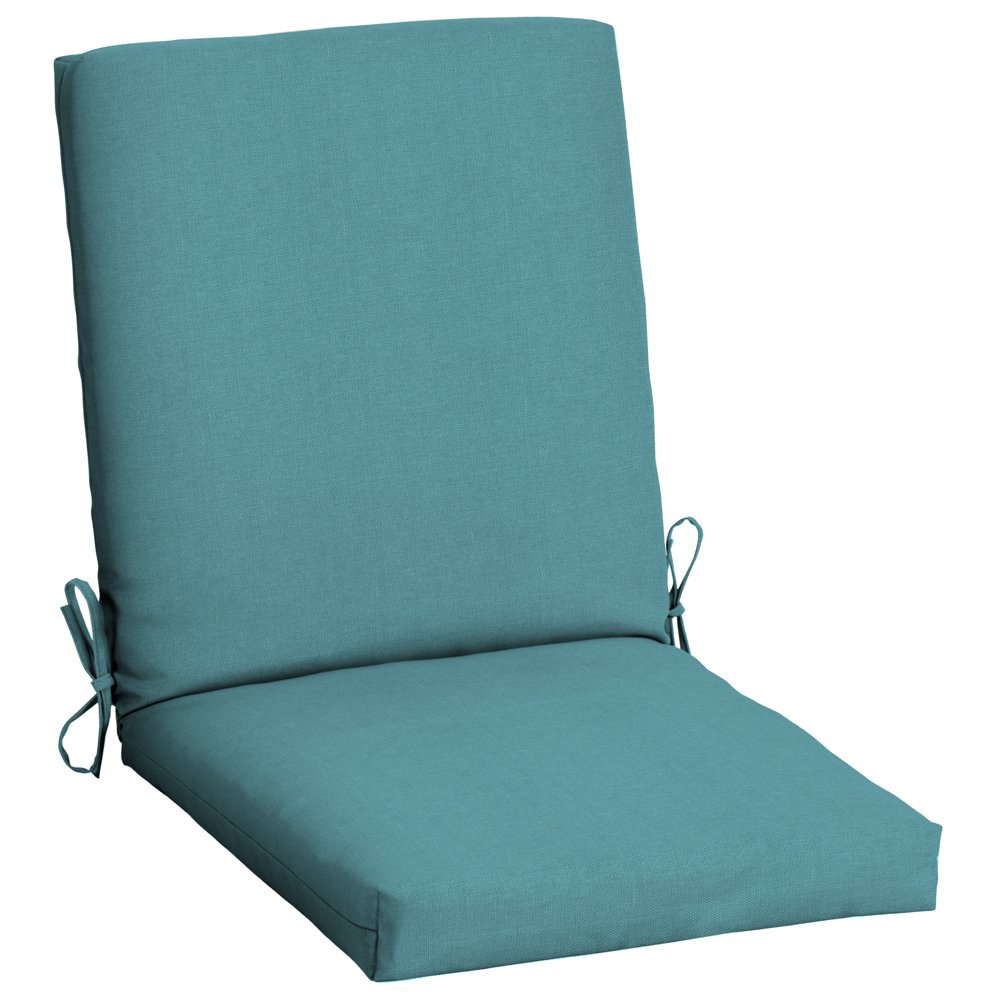 Mainstays Solid Turquoise 43" x 20" Outdoor Patio Chair Cushion