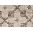thumbnail image 4 of Feizy Parker Modern Diamond, Ivory/Gray, 5' x 8' Area Rug Sheen Handmade Mid-Century Modern Design Carpet for Living Dining Bed Room, 4 of 5