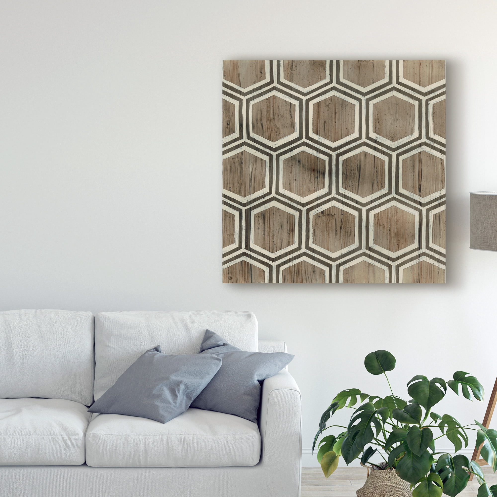 Trademark Fine Art 'Driftwood Geometry IV' Canvas Art by June Erica Vess