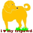 thumbnail image 2 of CafePress - Golden Tripawd Love Mug - 11 oz Ceramic Mug - Novelty Coffee Tea Cup, 2 of 4