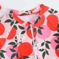 thumbnail image 5 of NIEWTR Toddler Baby Girl Swimsuit Long Sleeve Dot Print Zipper Swimwear Cute Kids Girl Ruffle Swimming Sunsuit Swimwear Beach Bathing Suit for Summer Vacation 9-12 Months Red, 5 of 7