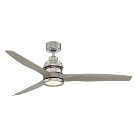Monte Carlo Fans Airlift Ceiling Fan Brushed Steel Finish