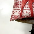 thumbnail image 3 of A Merry Little Christmas Reindeer | Pillow Cover |  Holiday Decor | Christmas Decor | Red Throw Pillow | Couch Pillows | Modern Home Decor, 3 of 6