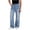 Light Blue, variant on Mens Classic Baggy Jeans Stretch Wide Leg Flat Front Jeans Vintage Casual Denim Pants